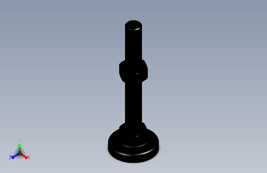 脚轮脚杯3D  WAK01-D60-M20-L150.x_t