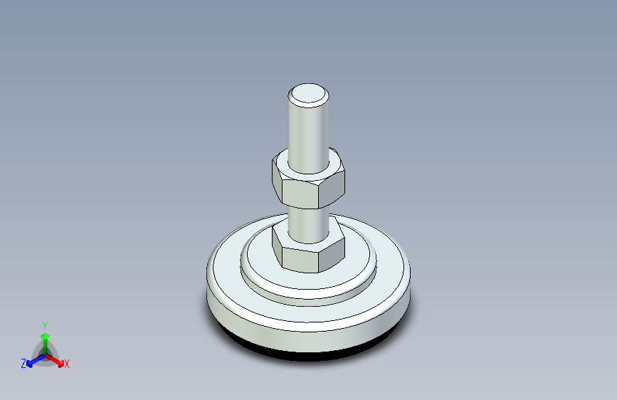 脚轮脚杯3D  WAK02-D60-M12-L50.x_t