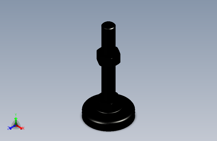 脚轮脚杯3D  WAK01-D60-M16-L100.x_t