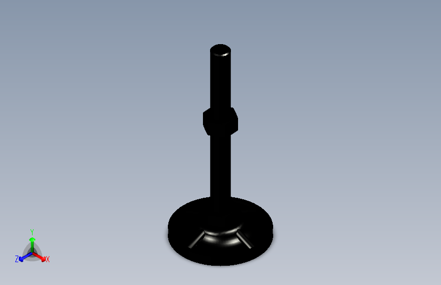 脚轮脚杯3D  WAH21-D81-M16-L150.x_t