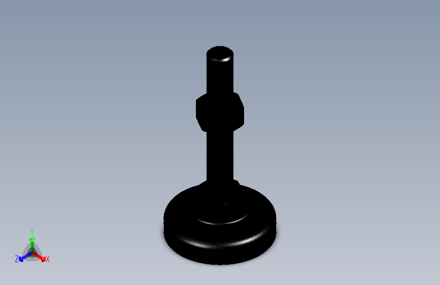 脚轮脚杯3D  WAK01-D50-M12-L75.x_t