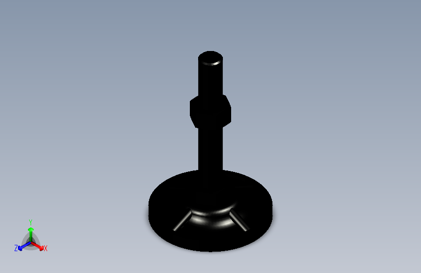 脚轮脚杯3D  WAH21-D81-M16-L100.x_t