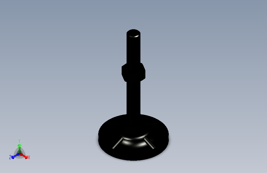 脚轮脚杯3D  WAH21-D81-M16-L125.x_t