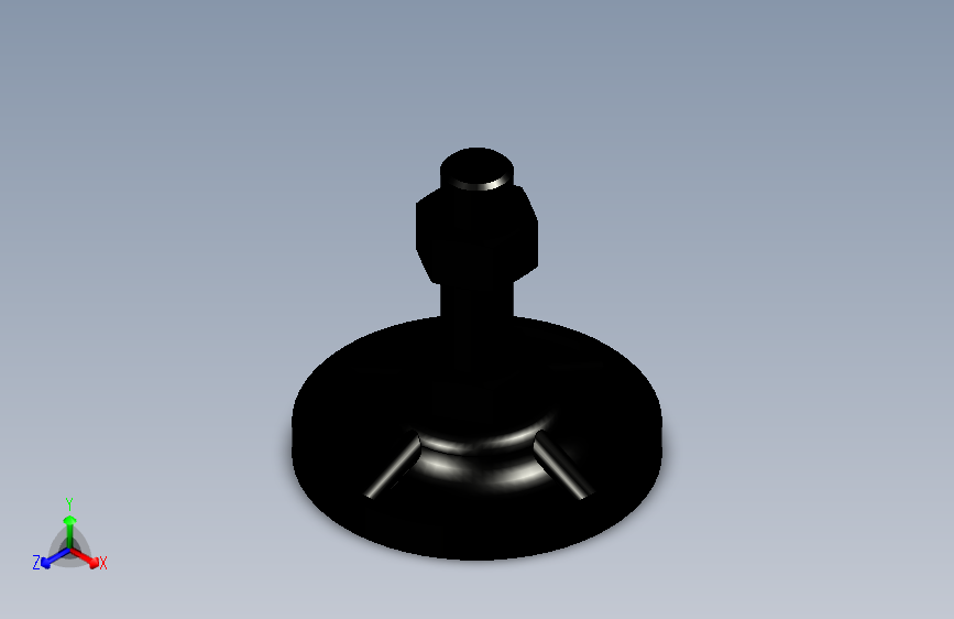 脚轮脚杯3D  WAH21-D81-M16-L50.x_t