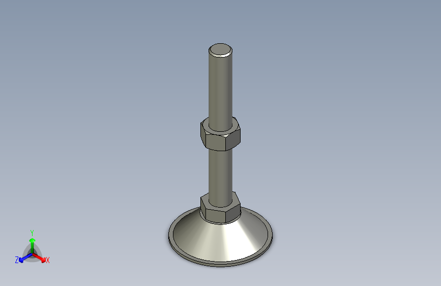 脚轮脚杯3D  WAH06-D70-M16-L125.x_t