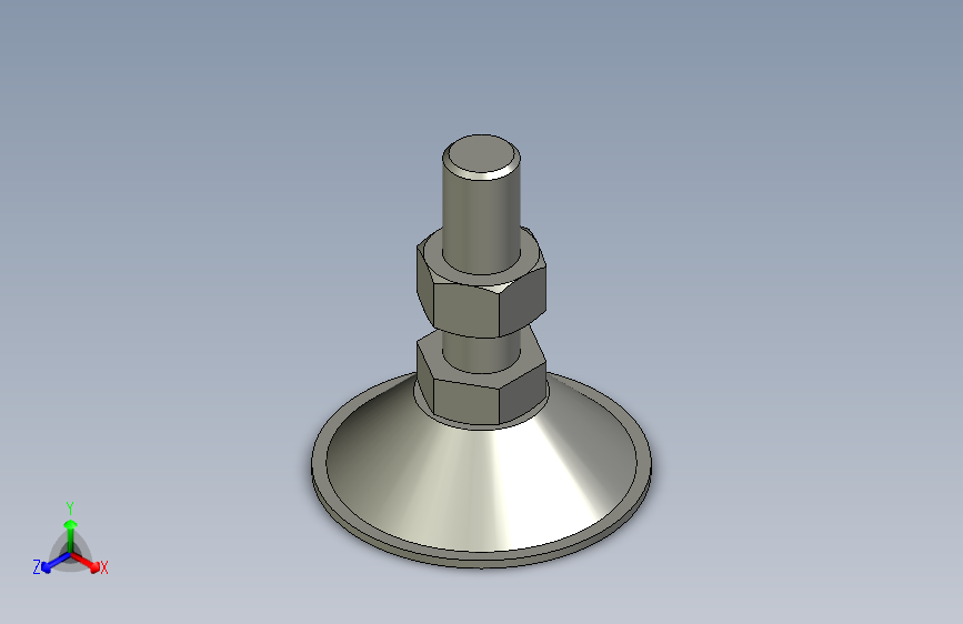 脚轮脚杯3D  WAH06-D70-M16-L50.x_t