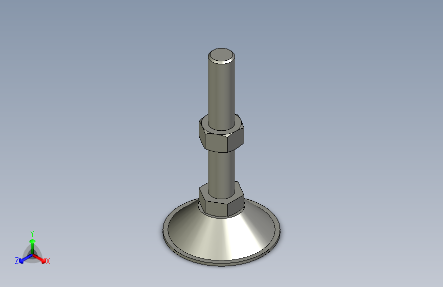 脚轮脚杯3D  WAH06-D70-M16-L100.x_t