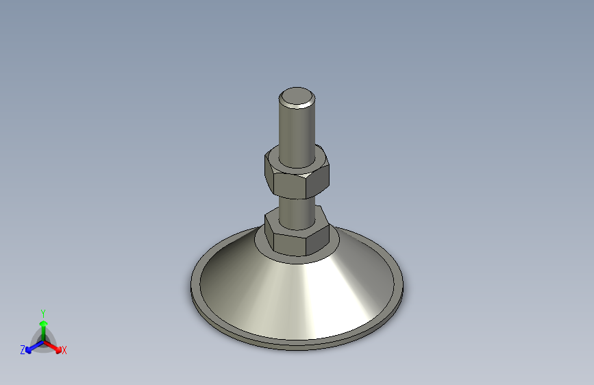 脚轮脚杯3D  WAH06-D70-M12-L50.x_t