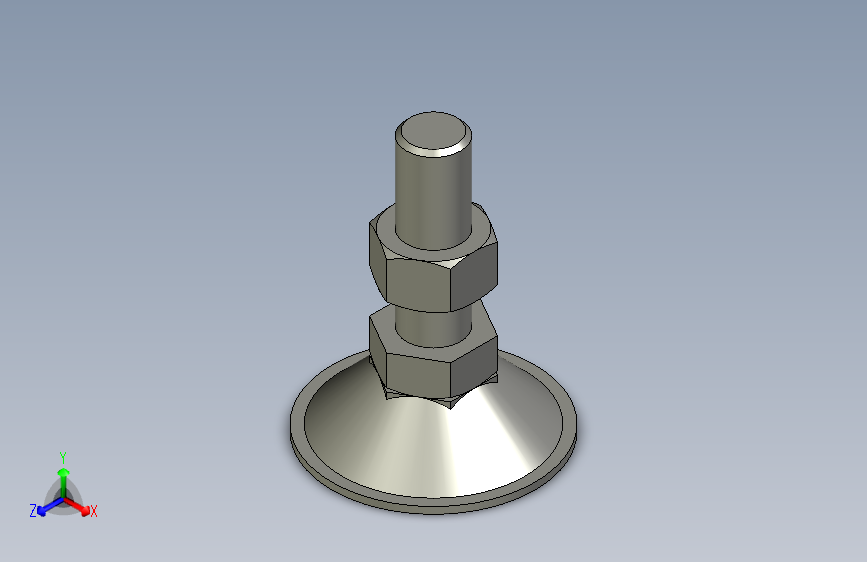 脚轮脚杯3D  WAH06-D60-M16-L50.x_t