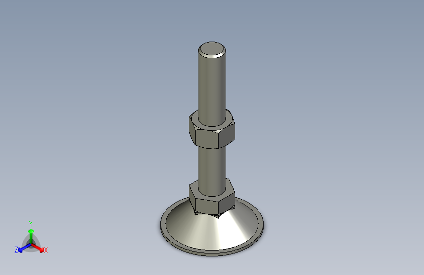 脚轮脚杯3D  WAH06-D60-M16-L100.x_t