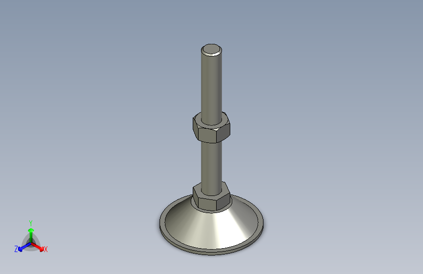 脚轮脚杯3D  WAH06-D60-M12-L100.x_t