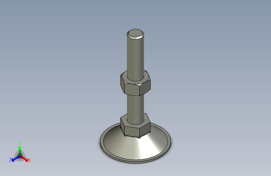 脚轮脚杯3D  WAH06-D50-M12-L75.x_t