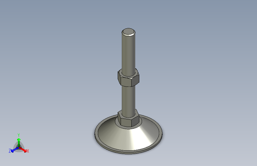 脚轮脚杯3D  WAH06-D50-M10-L75.x_t
