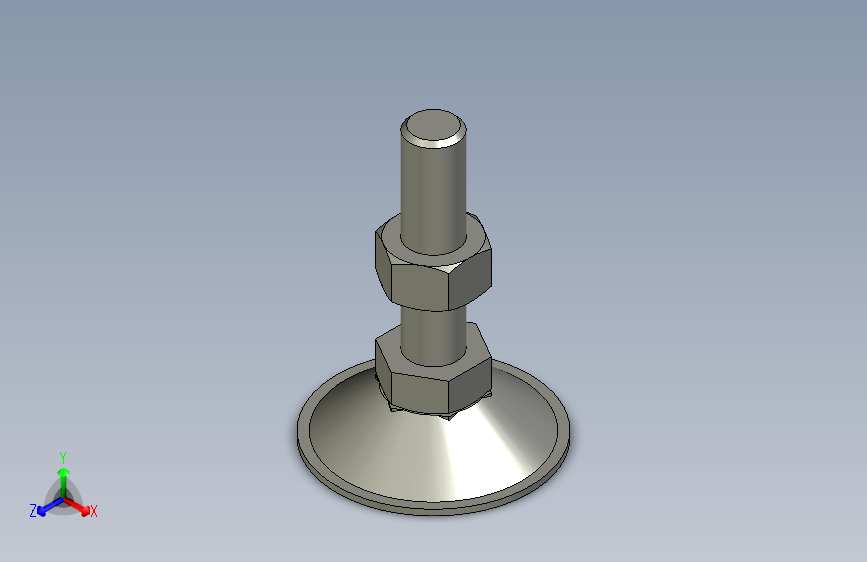 脚轮脚杯3D  WAH06-D50-M12-L50.x_t