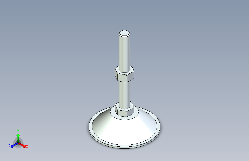 脚轮脚杯3D  WAH01-D100-M16-L125.x_t