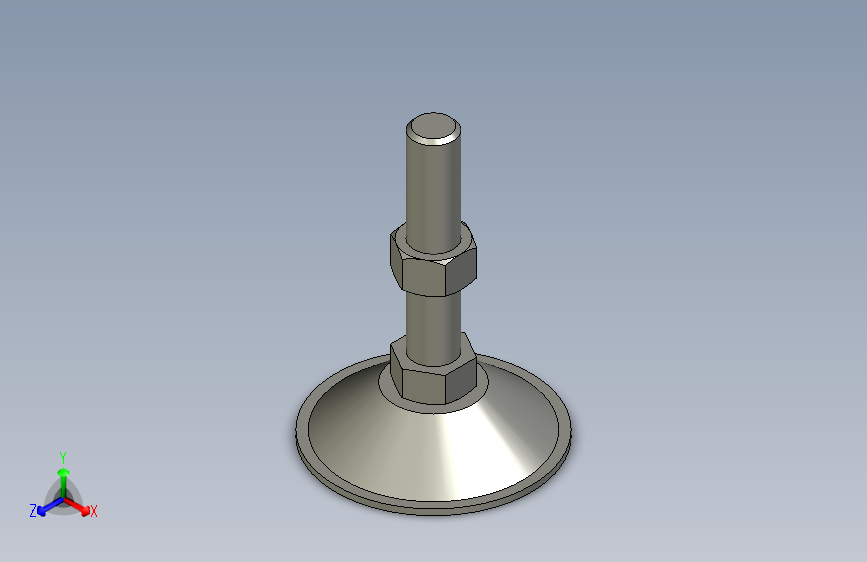 脚轮脚杯3D  WAH06-D50-M10-L50.x_t