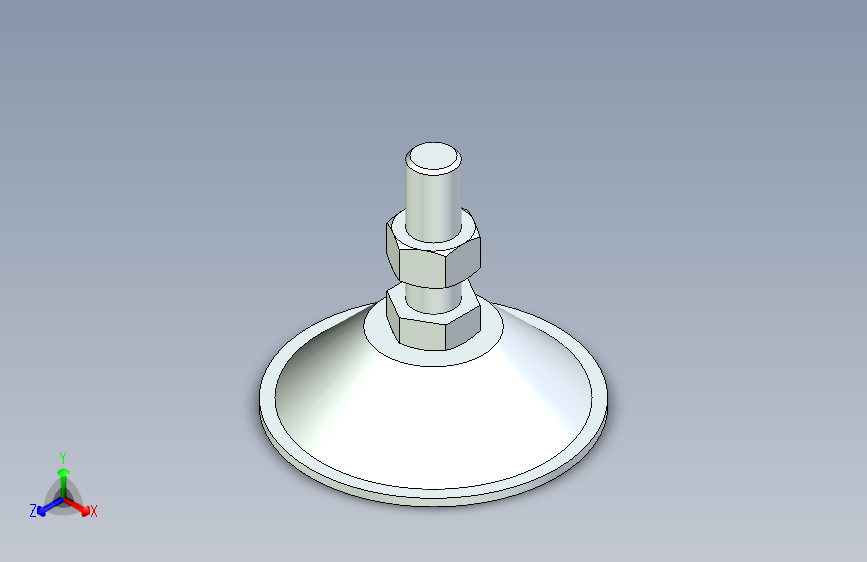 脚轮脚杯3D  WAH01-D100-M16-L50.x_t