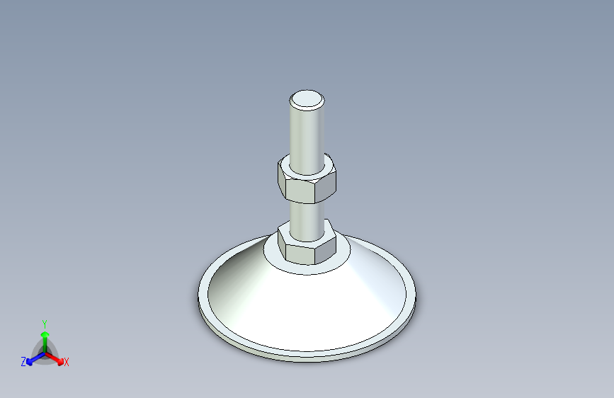 脚轮脚杯3D  WAH01-D100-M16-L75.x_t