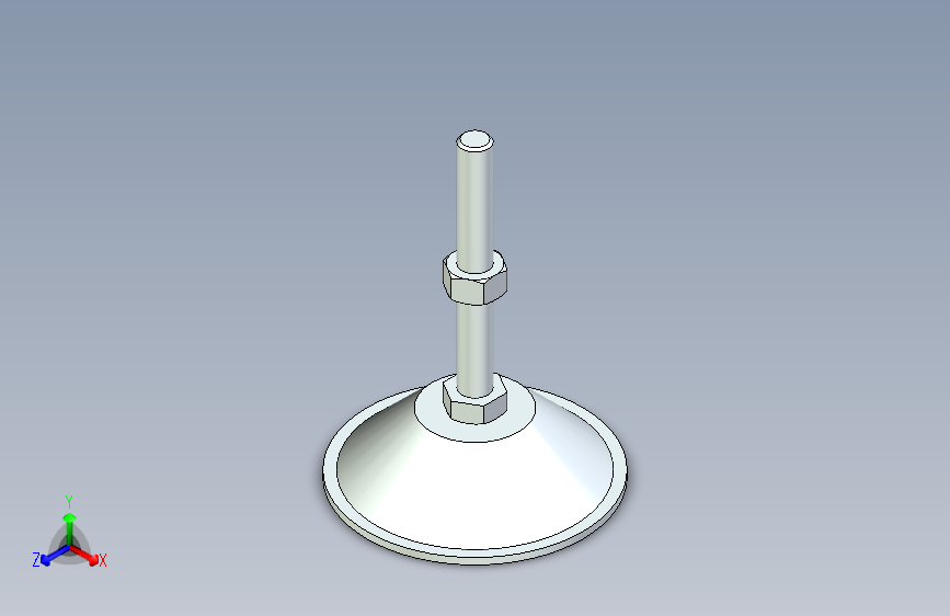 脚轮脚杯3D  WAH01-D100-M12-L100.x_t