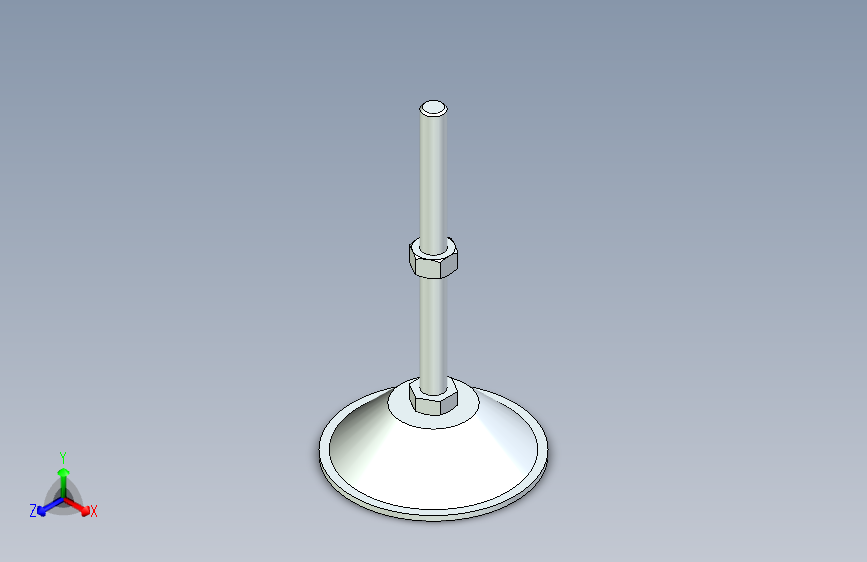 脚轮脚杯3D  WAH01-D100-M12-L150.x_t