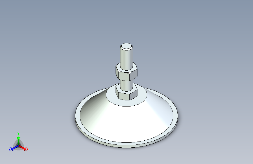 脚轮脚杯3D  WAH01-D100-M12-L50.x_t