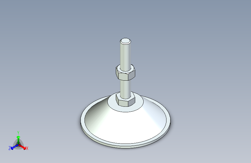 脚轮脚杯3D  WAH01-D100-M12-L75.x_t