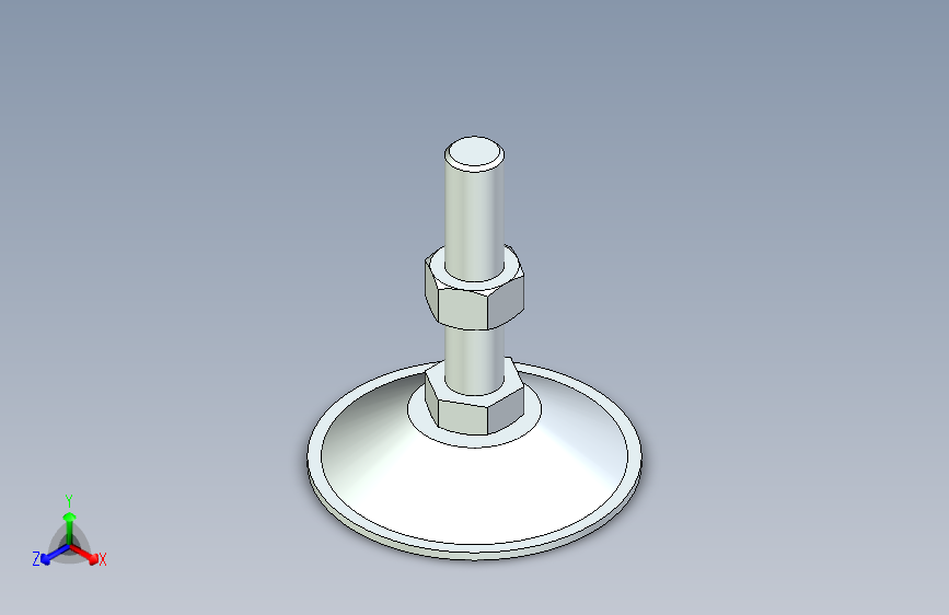 脚轮脚杯3D  WAH01-D90-M16-L75.x_t