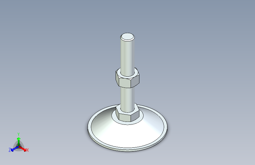 脚轮脚杯3D  WAH01-D90-M16-L100.x_t