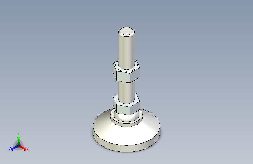 脚轮脚杯3D  WAG71-D100-M24-L125.x_t