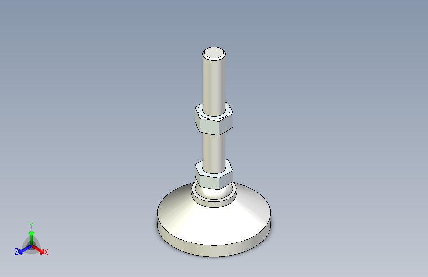 脚轮脚杯3D  WAG71-D100-M20-L125.x_t