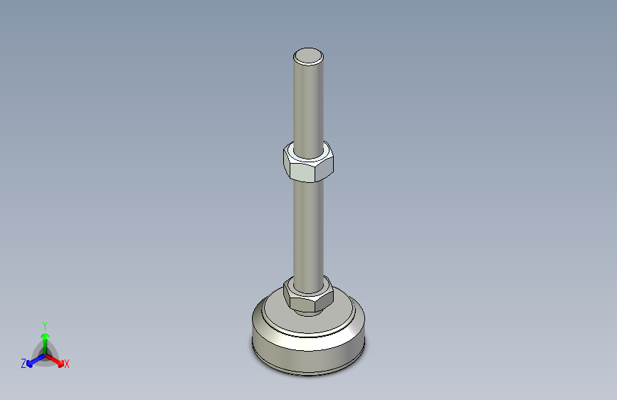 脚轮脚杯3D  WAG56-D60-M16-L150.x_t