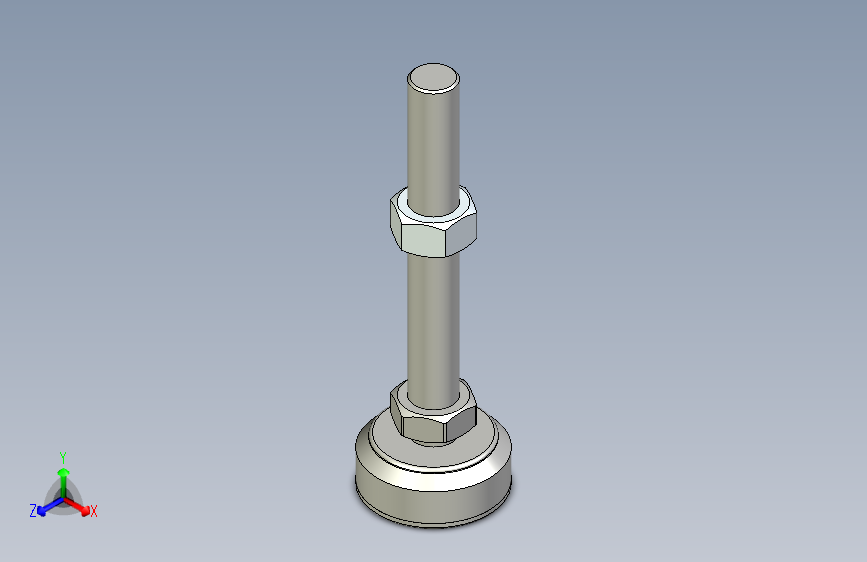 脚轮脚杯3D  WAG56-D60-M20-L150.x_t