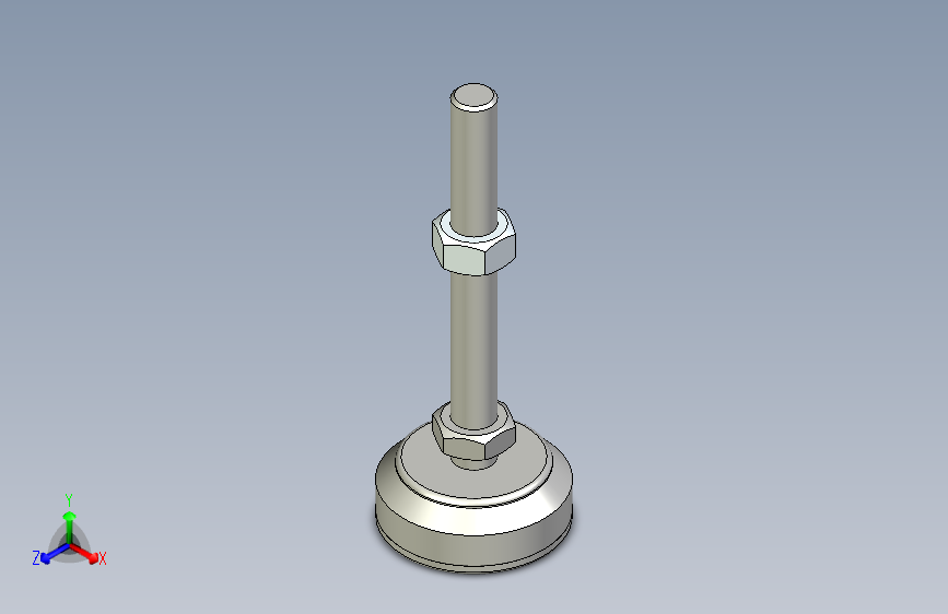 脚轮脚杯3D  WAG56-D50-M12-L100.x_t