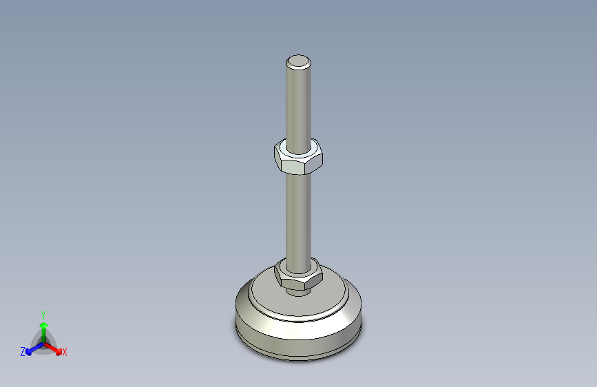 脚轮脚杯3D  WAG56-D50-M10-L100.x_t