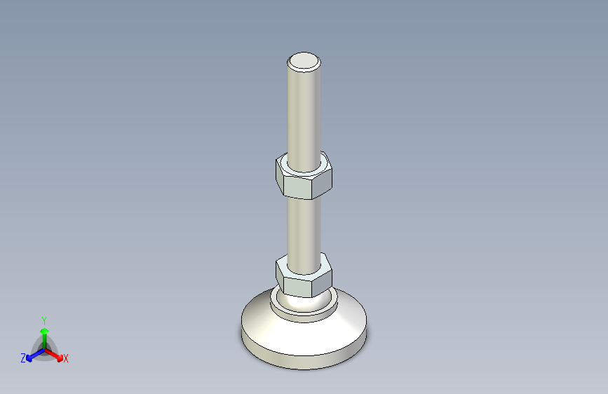 脚轮脚杯3D  WAG41-D75-M20-L150.x_t