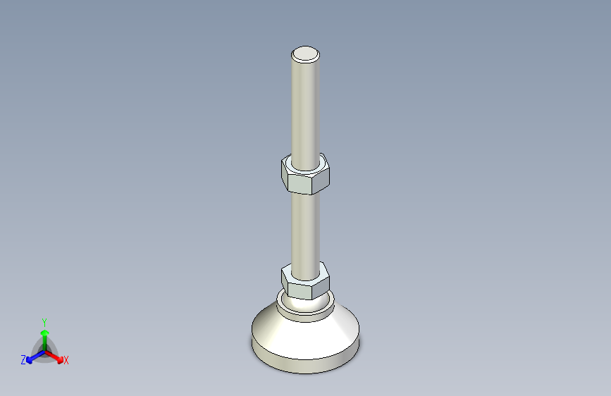 脚轮脚杯3D  WAG41-D60-M16-L150.x_t