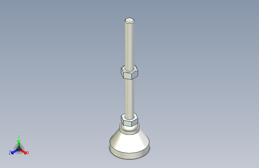 脚轮脚杯3D  WAG41-D50-M12-L150.x_t