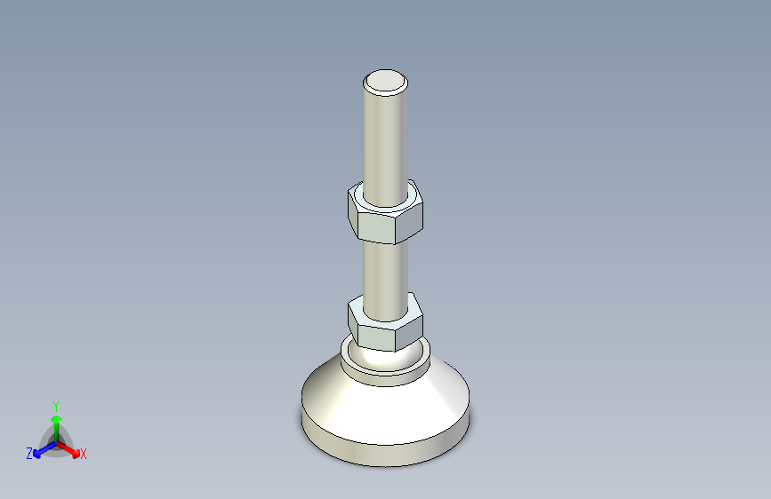 脚轮脚杯3D  WAG41-D60-M16-L100.x_t