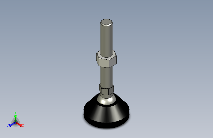 脚轮脚杯3D  WAG11-D60-M16-L100.x_t