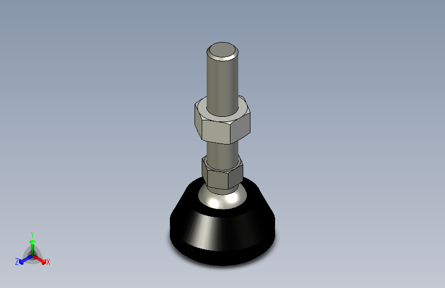 脚轮脚杯3D  WAG11-D40-M12-L50.x_t