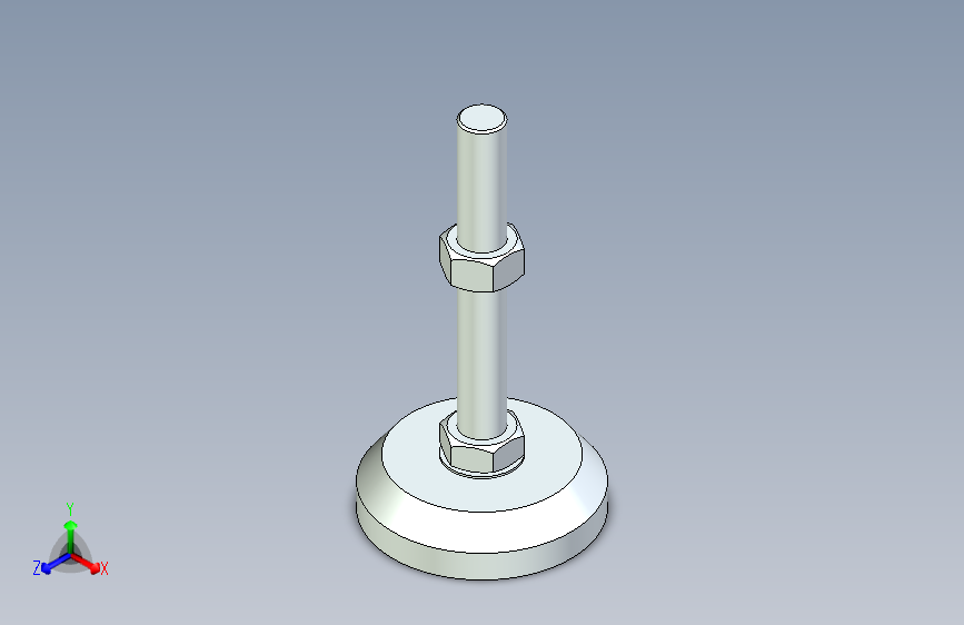 脚轮脚杯3D  WAD82-D100-M20-L150.x_t