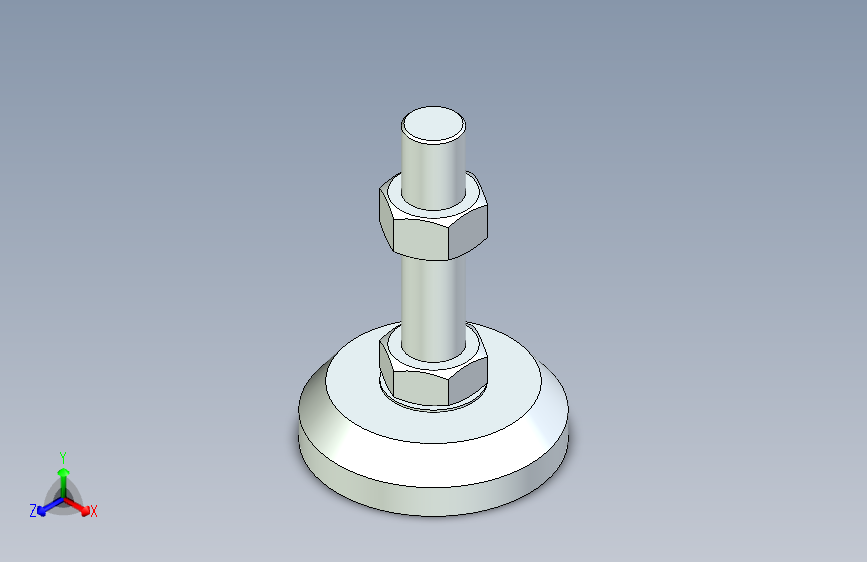 脚轮脚杯3D  WAD82-D100-M24-L100.x_t