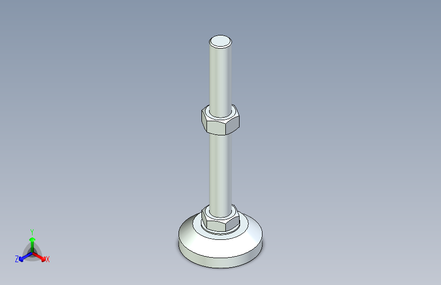 脚轮脚杯3D  WAD82-D60-M16-L150.x_t