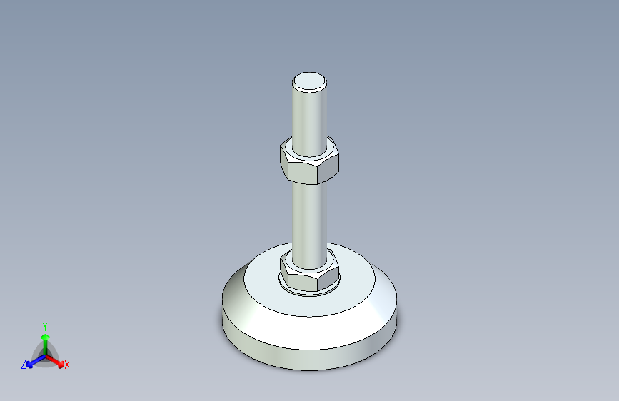 脚轮脚杯3D  WAD82-D80-M16-L100.x_t