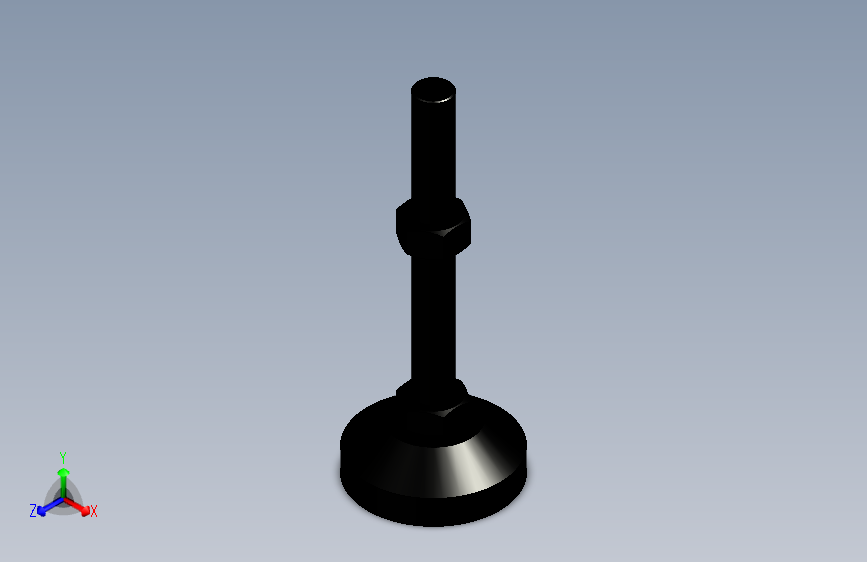 脚轮脚杯3D  WAD72-D100-M24-L200.x_t