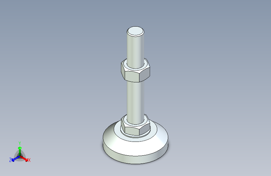 脚轮脚杯3D  WAD82-D60-M16-L100.x_t