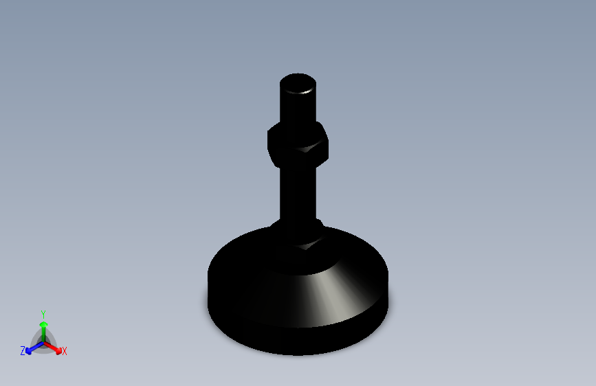 脚轮脚杯3D  WAD72-D100-M20-L100.x_t