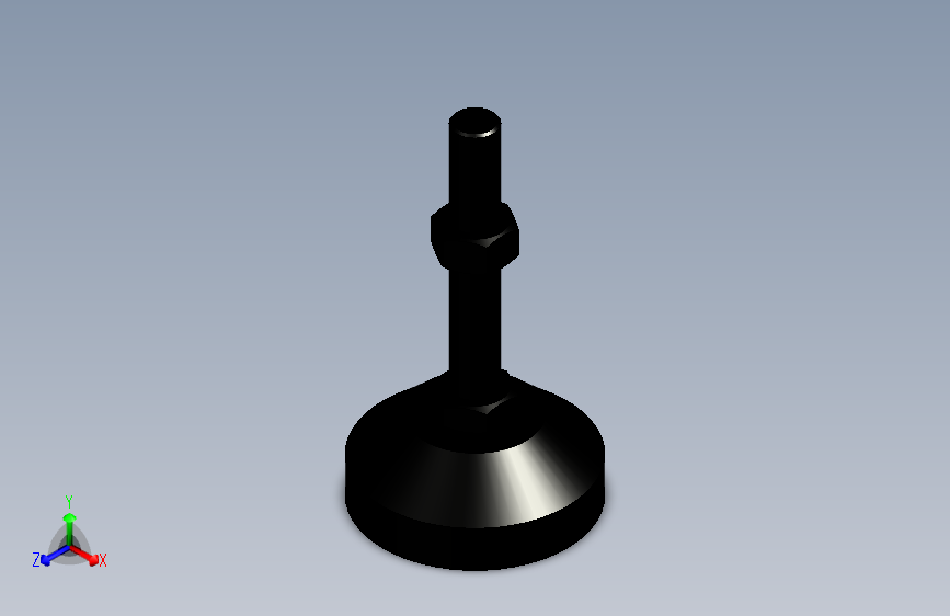 脚轮脚杯3D  WAD72-D80-M16-L100.x_t