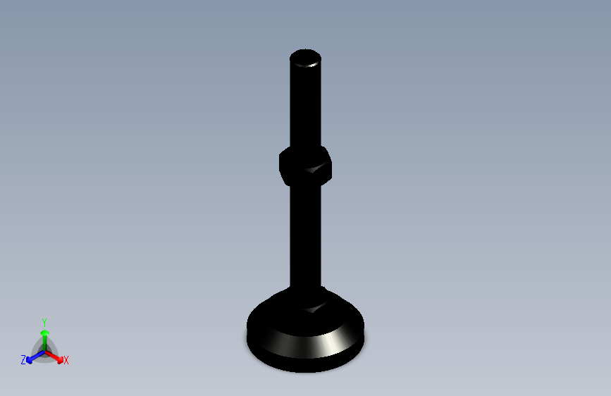 脚轮脚杯3D  WAD72-D60-M16-L150.x_t