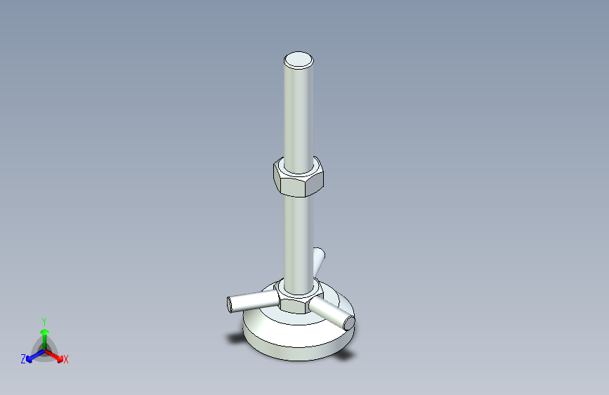 脚轮脚杯3D  WAD61-D60-M16-L150.x_t